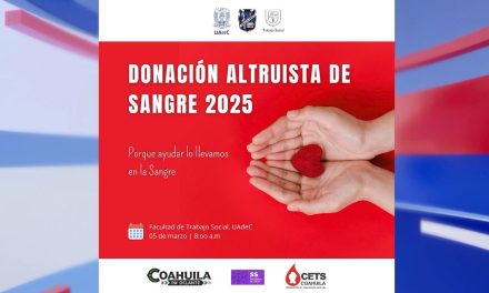 Invita UAdeC a participar en jornada de donación de sangre
