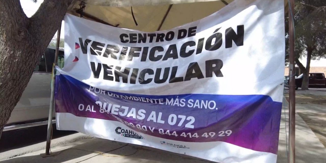 Invitan a verificar los automóviles en Saltillo