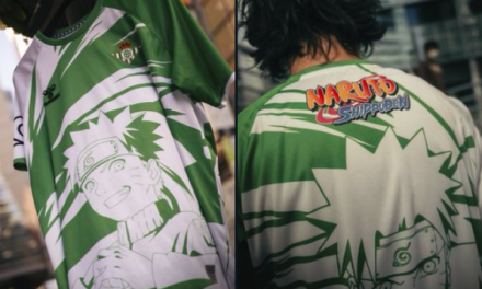 Real Betis rinde homenaje a Naruto con una playera de edición limitada