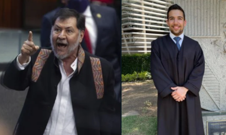 Noroña responde a críticas de hijo de Calderón tras viaje a Europa