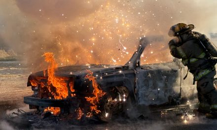 Se registra fuerte incendio sobre el Camino a Los Ramones, en Saltillo