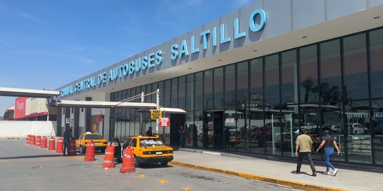 Por puente registra Central de Autobuses de Saltillo una mayor afluencia