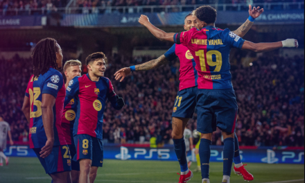 Barcelona avanza a cuartos de final  de la Champions con contundente victoria