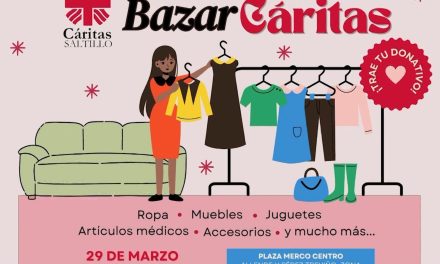 Reactivará Caritas bazar con causa en Saltillo