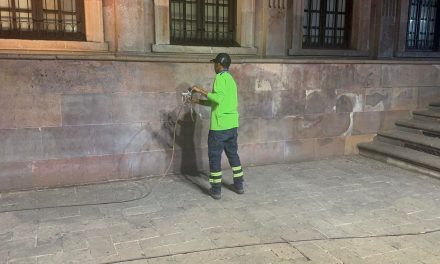 Saltillo: Resguardan edificios públicos de cantera previo al 8M