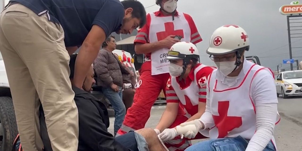 Trabajador de aplicación resulta herido en Saltillo