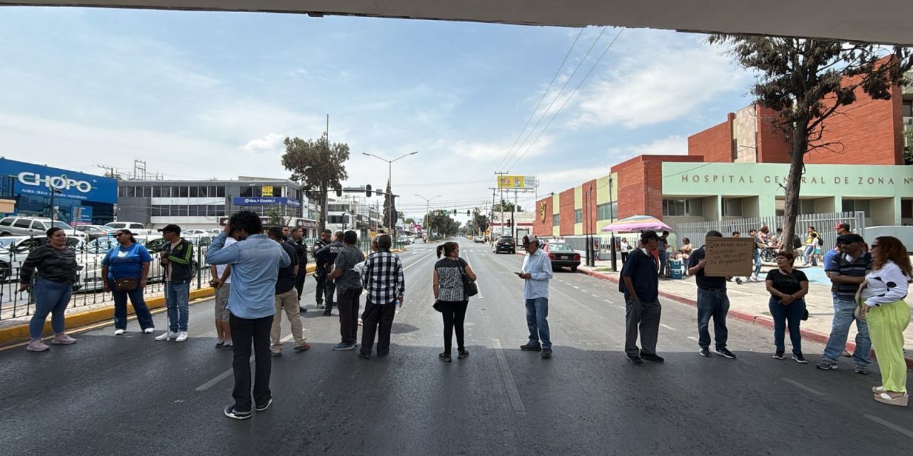Cierran V. Carranza como protesta por suspensión de hemodiálisis subrogada del IMSS