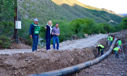 Avanza la rehabilitación del sistema de agua potable en Múzquiz