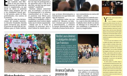 Portada RCG Carbonífera [25 de abril de 2025] ‘La elección del Poder Judicial en Coahuila está blindada’; alistan festejos por el Día del Niño en Múzquiz y más…