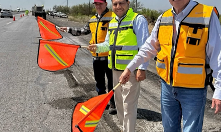 Inician trabajos de conservación en la carretera Monclova-Piedras Negras