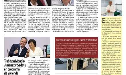 Portada RCG Centro [3 de abril de 2025] Denuncian a AMLO por pacto con el crimen organizado; inicia Carlos Villarreal obras a favor de la seguridad  y más…