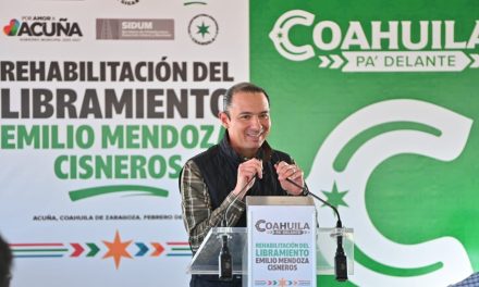Avanza pavimentación en los primeros 100 días de gobierno en Acuña