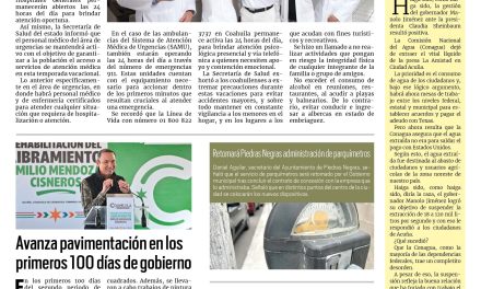 Portada RCG Fronteriza [17 de abril de 2025] Hospitales Generales estarán activos estas vacaciones; inicia municipio proceso de escrituración de predios y más…