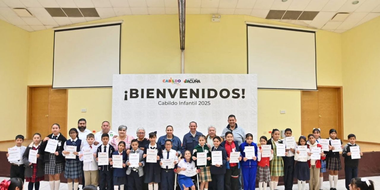 Seleccionan a integrantes del Cabildo Infantil de Acuña
