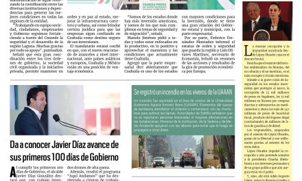 Portada RCG Media [11 de abril de 2025] Genera Coahuila las mejores condiciones para recibir inversiones; arranca Ramos Arizpe Operativo de Semana Santa 2025 y más…