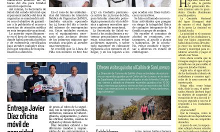 Portada RCG Media [17 de abril de 2025] Hospitales Generales estarán activos estas vacaciones; DIF Ramos Arizpe trabaja cercano a las familias y grupos vulnerables y más…