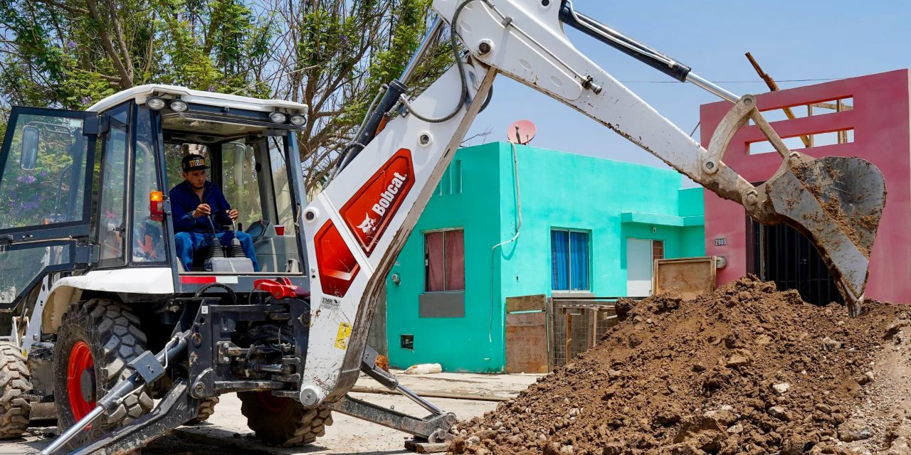 Inician obras de drenaje en la colonia Santa Luz Analco