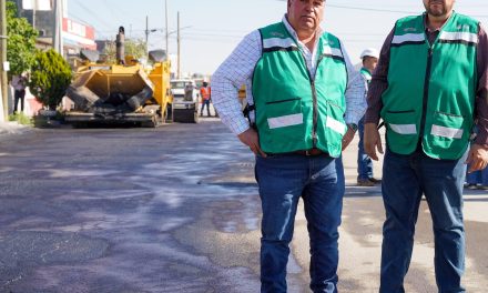 Tomás Gutiérrez impulsa programa ‘Tramos de Recarpeteo’ en Ramos Arizpe