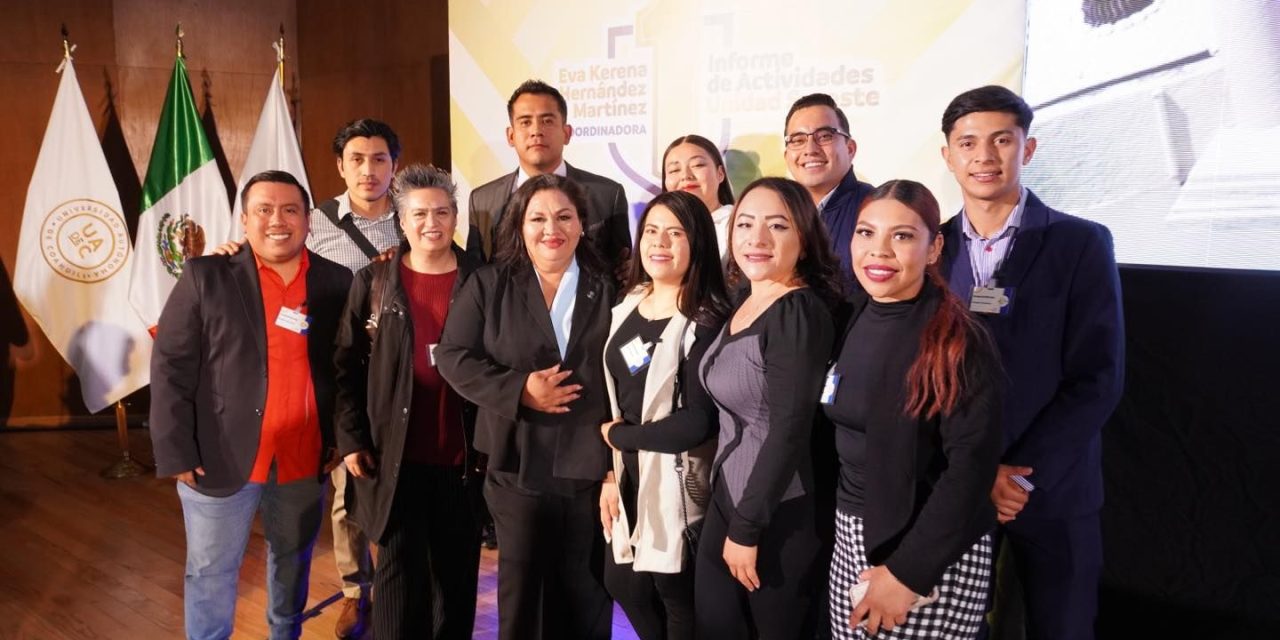 Presenta coordinadora de Unidad Sureste primer informe ante la comunidad universitaria