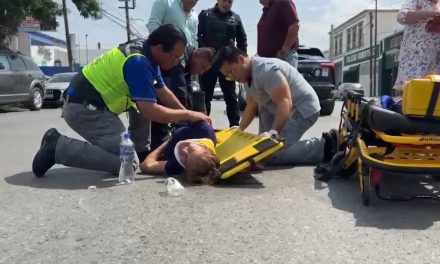 Arrollan a mujer en la zona centro de Saltillo