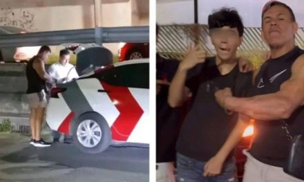 Konan Big ‘le hace el helicóptero’ a su auto; lo choca en San Nicolás