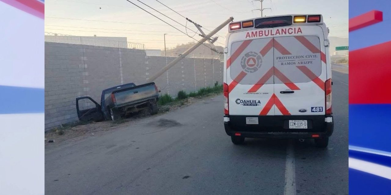 Choca y su mamá lo rescata para huir juntos del lugar en Ramos Arizpe