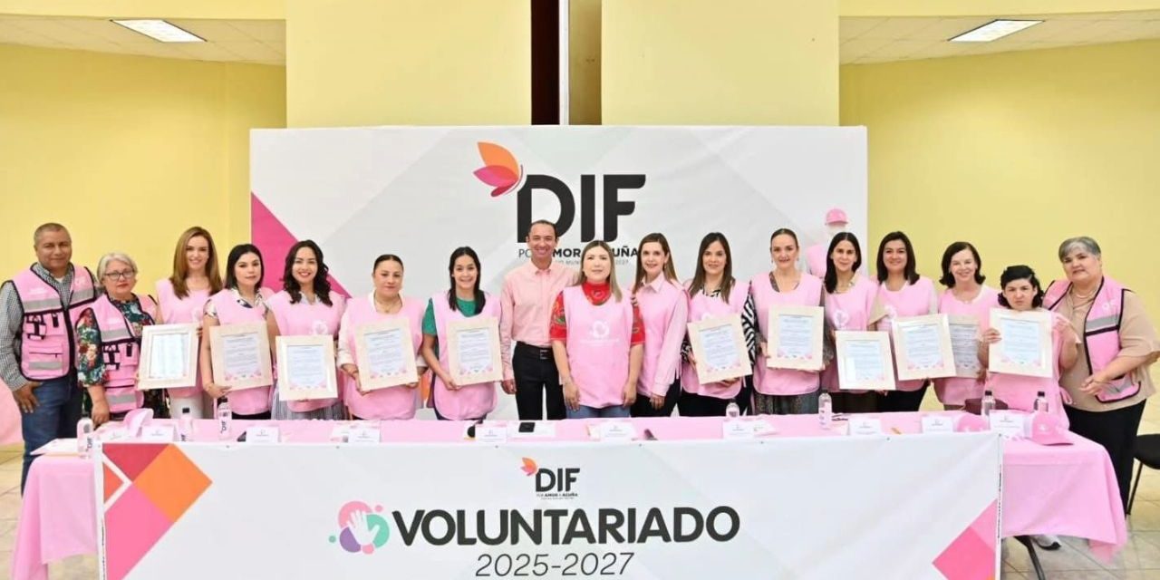 Instalan el Voluntariado del DIF Acuña