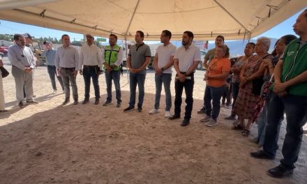 El alcalde da inicio a obra de adecuación en el boulevard Valdés Sánchez y Colosio