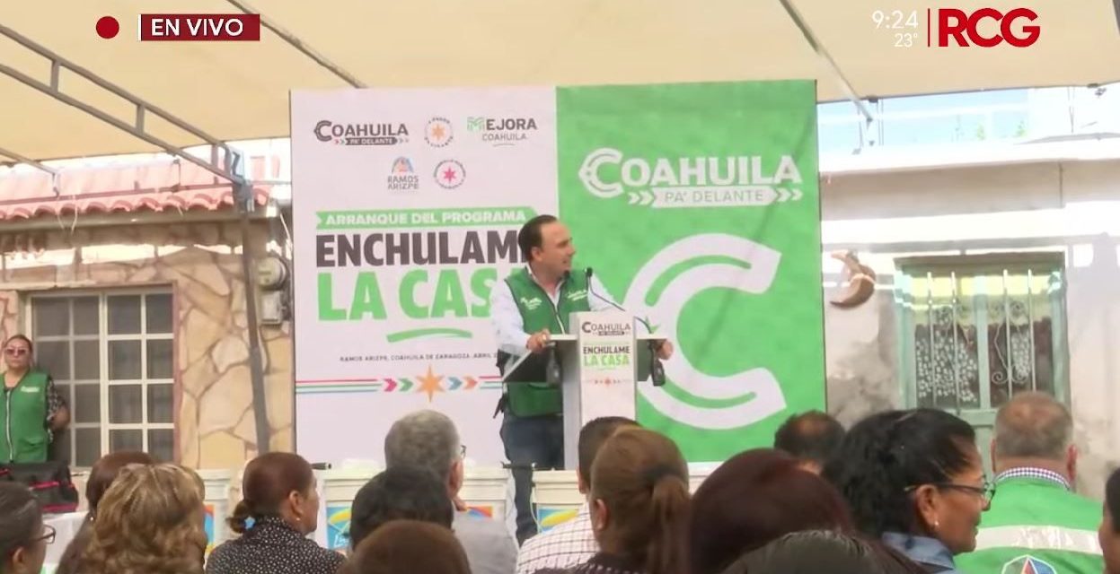Arranque el programa Enchúlame La Casa en Ramos Arizpe