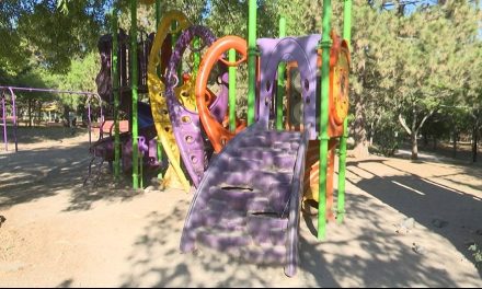 Juegos infantiles que están en el Bosque Urbano de Saltillo se encuentran dañados