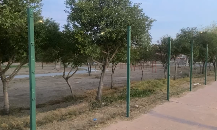 Siguen desapareciendo la malla ciclónica en el Bosque Urbano
