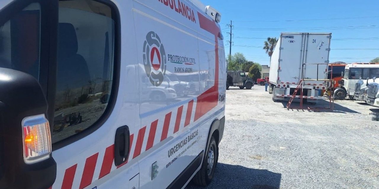 Hombre muere al caer de una altura de tres metros en Ramos Arizpe