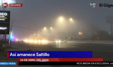 Saltillo amanece con neblina en primavera