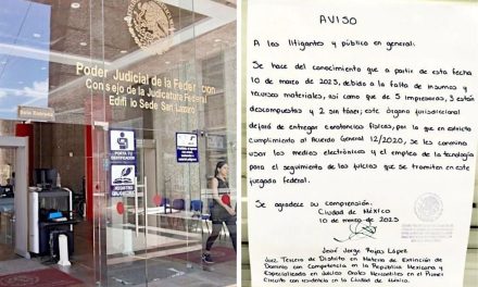 ¿Qué pasa en el Poder Judicial? Afirman que no hay ni papel para trabajar