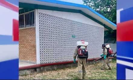 Lleva salud saneamiento y fumigación a escuelas públicas contra el dengue y rickettsiosis