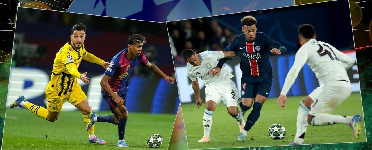 Barcelona y PSG sufren pero avanzan a semis de la Champions
