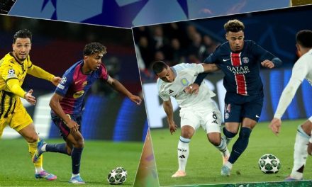 Barcelona y PSG sufren pero avanzan a semis de la Champions