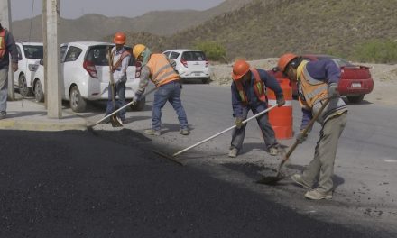Se trabaja fuerte para mejorar las calles de Ramos Arizpe