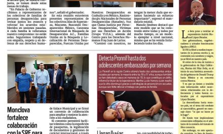 Portada RCG Centro [18 de mayo de 2025] Coahuila reitera su compromiso con familias de personas desaparecidas; Canaco Monclova se suma a la promoción del voto y más…