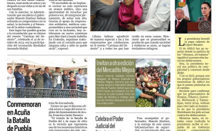 Portada RCG Fronteriza [6 de mayo de 2025] Realizan encendido de implantes cocleares a niños coahuilenses; conmemoran en Acuña la Batalla de Puebla y más…