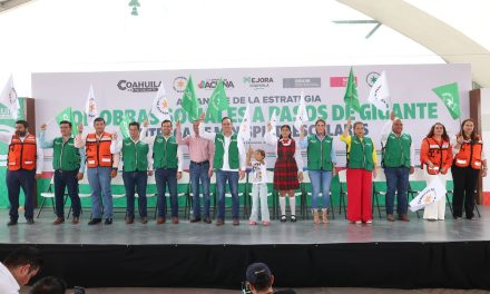 Manolo Jiménez detona obras sociales en Acuña