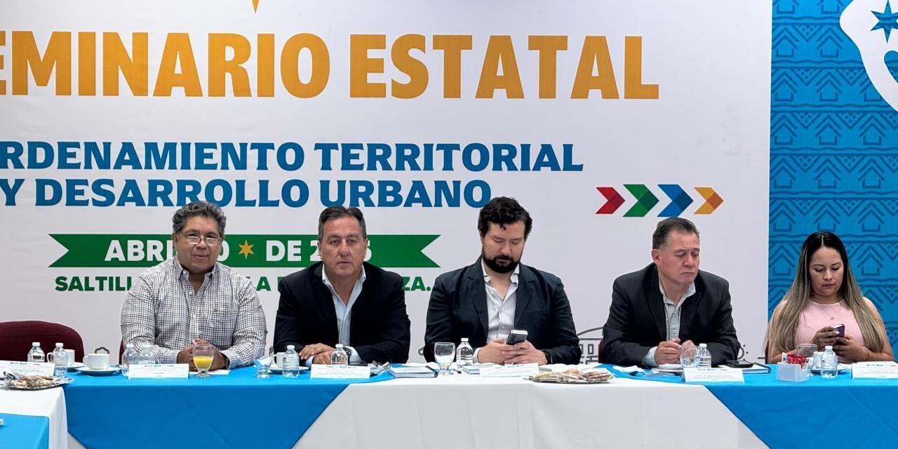 Participa el Ayuntamiento de Torreón en el Seminario Estatal de Ordenamiento Territorial