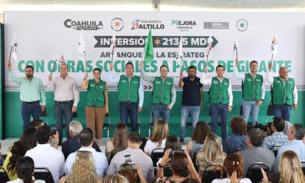 Inicia la estrategia Obras Sociales a Pasos de Gigante en Saltillo