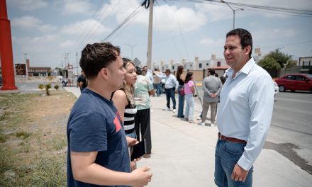 Javier Díaz trabaja por el reordenamiento del oriente de Saltillo