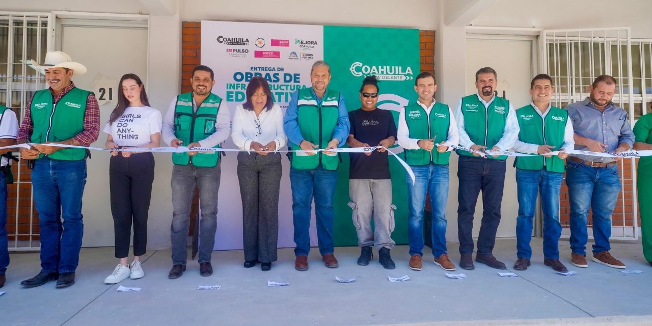 Continúan llegando beneficios a escuelas de Ramos Arizpe