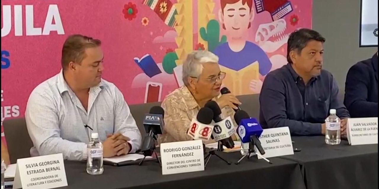 Feria Internacional del Libro Coahuila llega a Torreón
