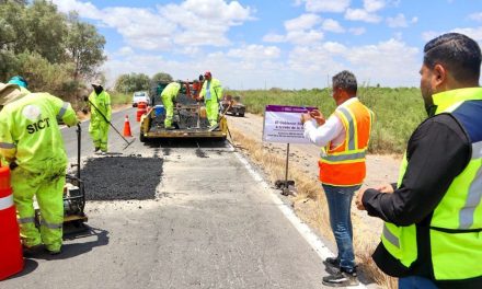 Arranca SICT trabajos de conservación  carretera en La Laguna