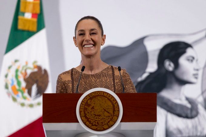 Sheinbaum no estará en la primera misa oficial del papa León XIV