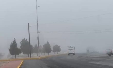 Densos bancos de neblina se registraron en Arteaga por el frente frío