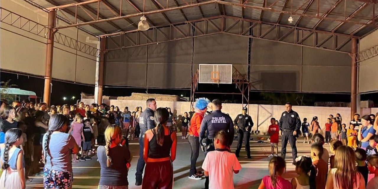 Festeja la Policía Estatal a la niñez